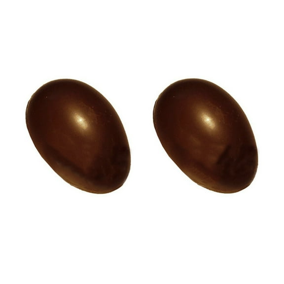 Polycarbonate Chocolate Mold: Half-Egg 8" x 5-3/8" x 2-5/8" High, 2 Cavities. Buy 2 Molds to Make Whole Eggs