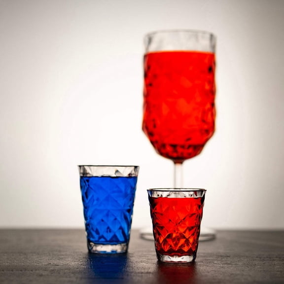 Polycarbonate Drinkware dia.1.75" h:2.5" 1 oz. Round Clear Polycarbonate Shot (Set of 12)