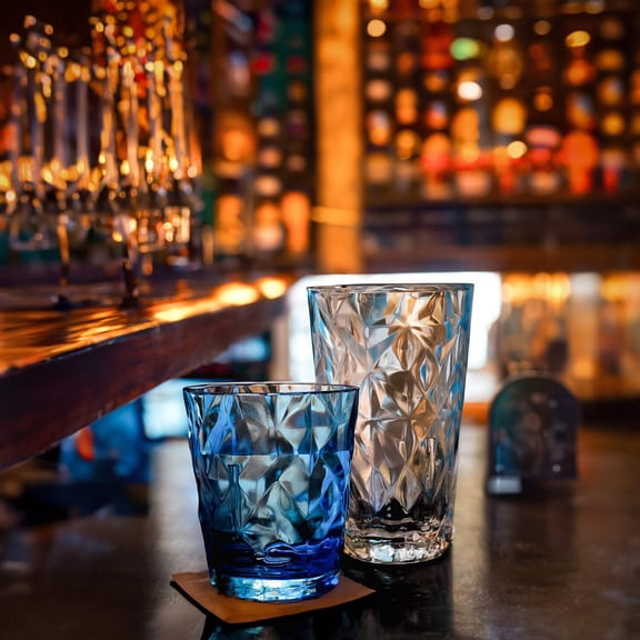 Polycarbonate Drinkware dia.3.5" h:5.5" 14 oz. Round Clear Polycarbonate High-Ball (Set of 6)