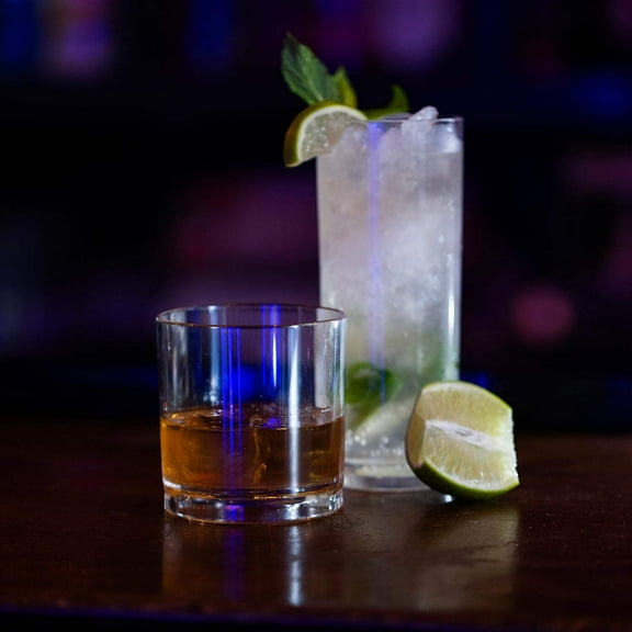 Polycarbonate Drinkware dia.3" h:3" 8 oz. Round Clear Polycarbonate Whisky Glass (Set of 12)