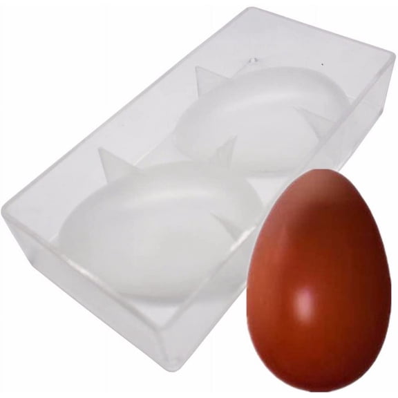 Polycarbonate Easter Eggs Chocolate Mold Ostrich Egg Shape Candy Mould 14cm (5.5inch) Long