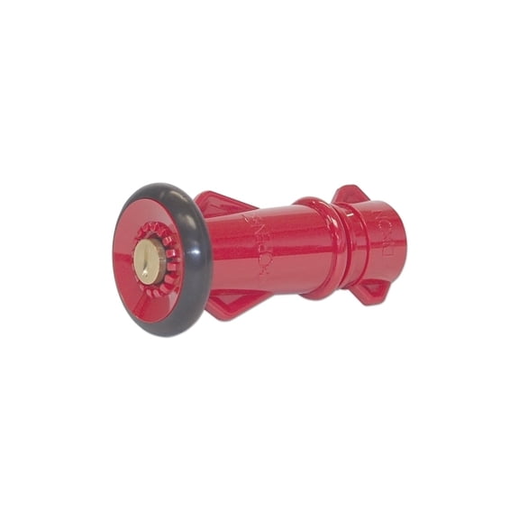 Polycarbonate Fire Hose Nozzle, Straight, 25.1 CFM at 100 psi, 3/4 in Thread