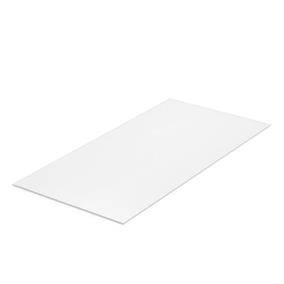 Polycarbonate Greenhouse Panels 5-Pack, 2x4 ft, UV Protection, Waterproof Roofing Sheets for Greenhouse, Garden, Clear Corrugated Plastic