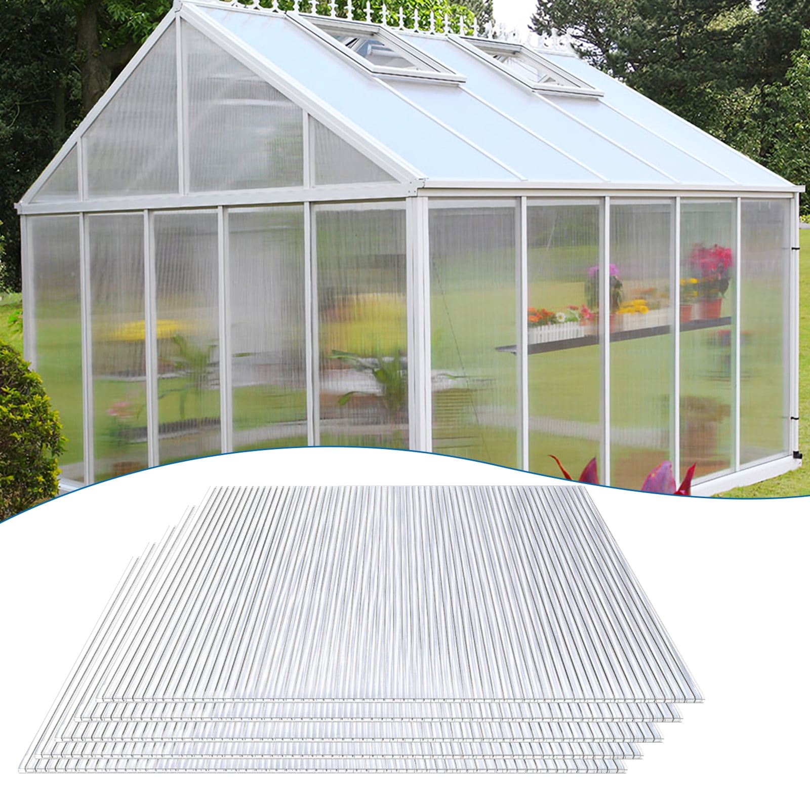 Easy Ship Twin-Wall Polycarbonate Panels, Pack of 5 – Greenhouse Megastore