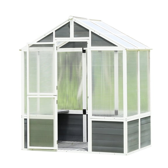 Polycarbonate Panels - Allows Sunlight In for Healthy Growth - Outdoor Lawn and Garden Use / Extends the Plant Growing Season