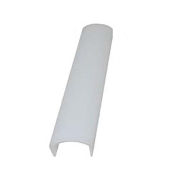 Polycarbonate Plastic Lens - Frosted 0.5 In.