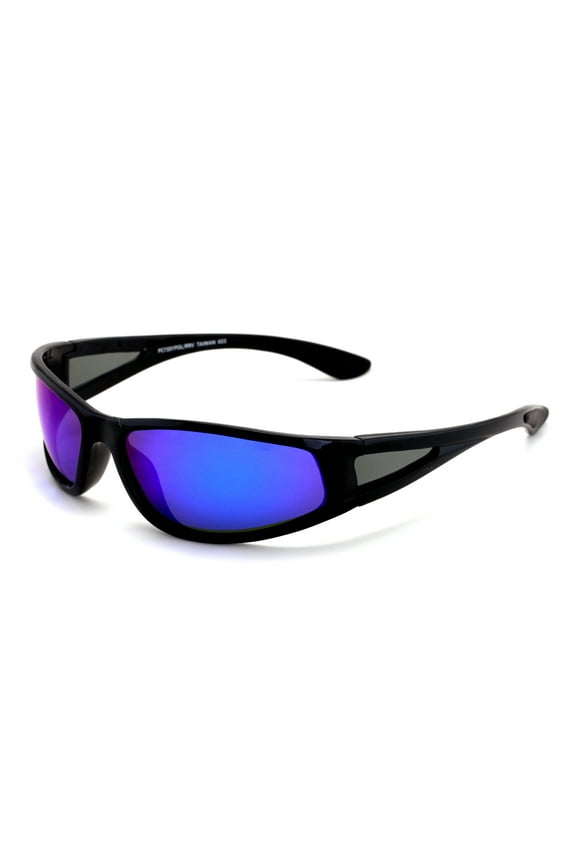 Polycarbonate Polarized Fishing Riding Sunglasses for Men Women - Wrap Around Shielded Shade