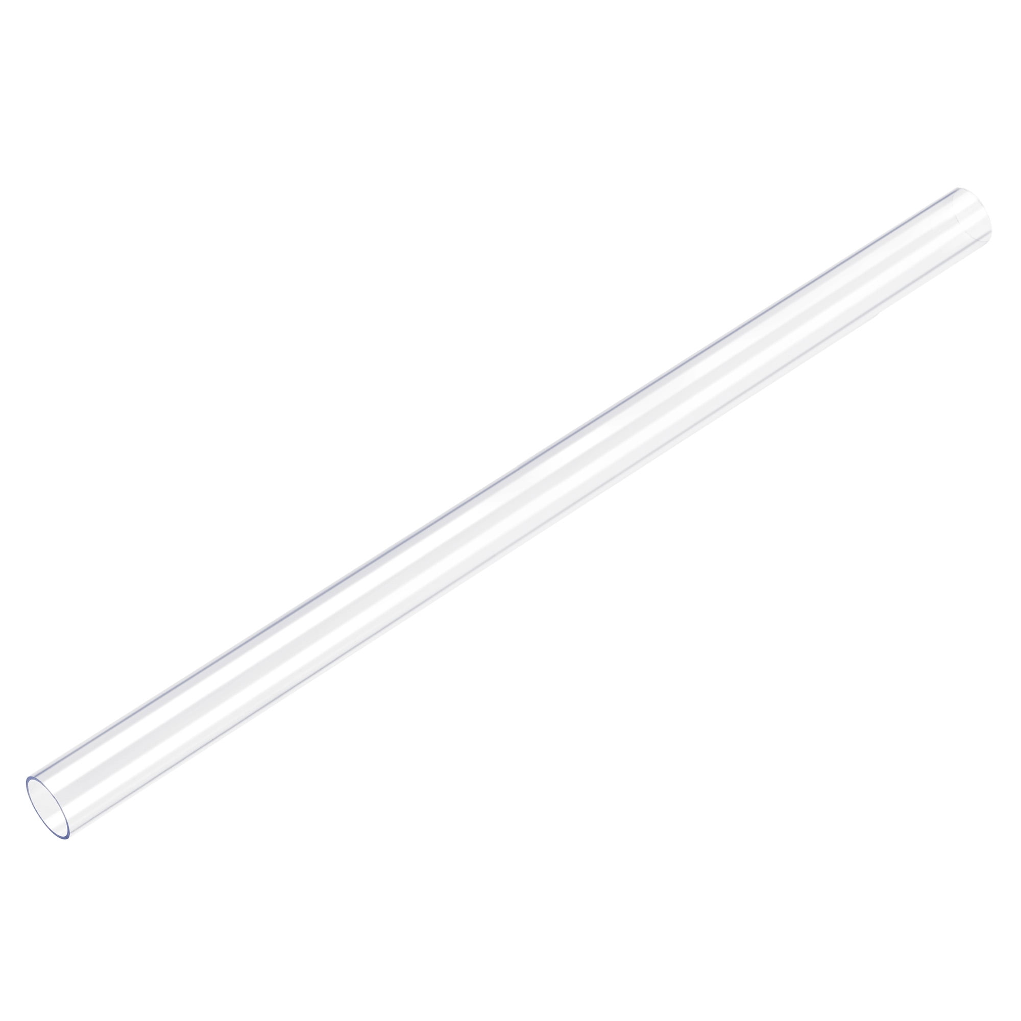 uxcell Rigid Round Clear Tubing 37.6mm(1.48'') ID x 40mm(1.57'') OD x  1.64Ft Length Plastic Tube
