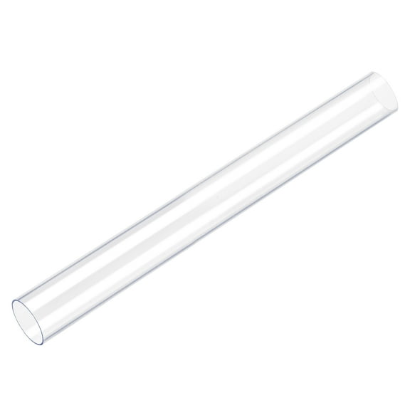 Polycarbonate Rigid Round Clear Tubing 26mm(1 Inch)IDx28mm(1.1 Inch)ODx305mm(1ft) Length Plastic Tube