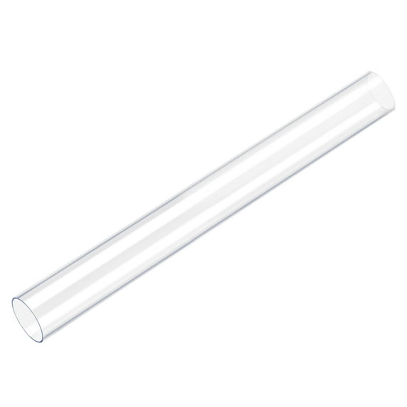 Polycarbonate Rigid Round Clear Tubing 26mm(1 Inch)IDx28mm(1.1 Inch)ODx305mm(1ft) Length Plastic Tube