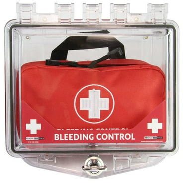 Polycarbonate Wall Mount Cabinet with Bleeding Control Kit, Small