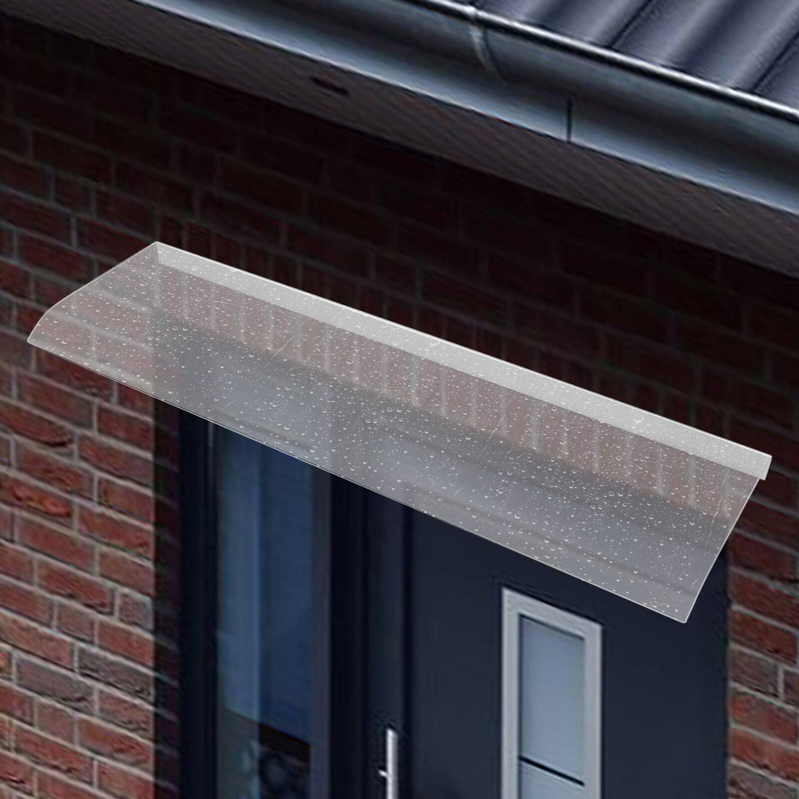 Polycarbonate Window Door Awning Canopy UV Rain Cover for Front Door