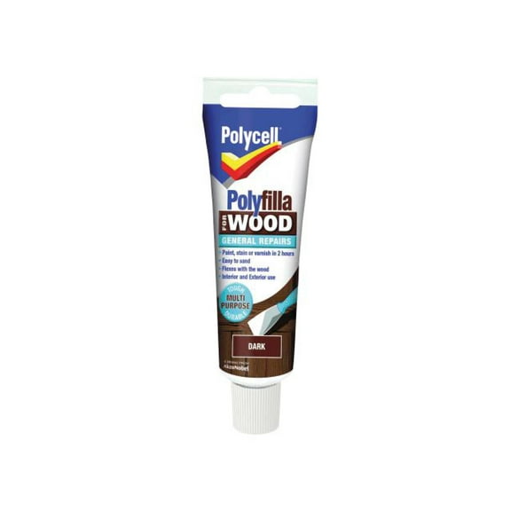 Polycell - Polyfilla For Wood General Repairs Tube Dark 330g