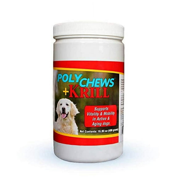 Polychews Plus Krill for Large Dogs by Bimeda - 120 Soft Chews