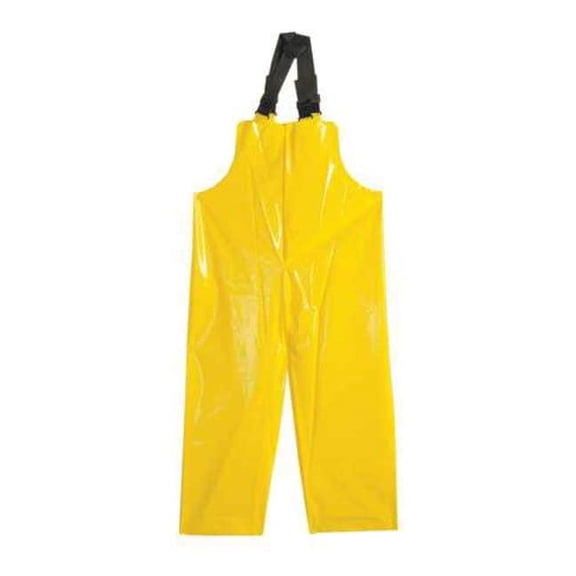 Polyco Rain Bib Overall,Unrated,Yellow,XL 53624