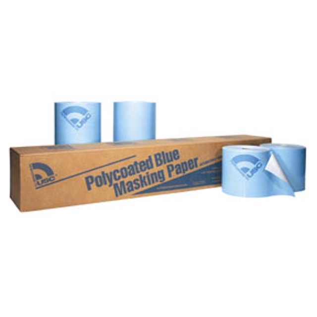 Polycoated Blue Premium Masking Paper, 18" x 738' Roll 38018
