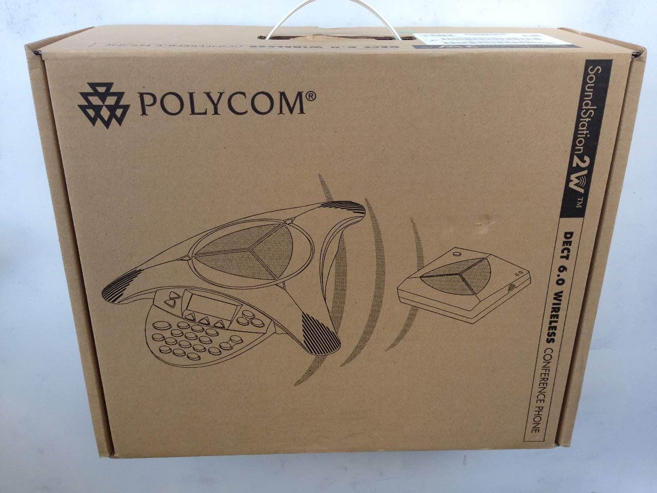 Polycom SoundStation 2W Wireless Conference Phone 12hr 1.9GHz DECT6.0 ...