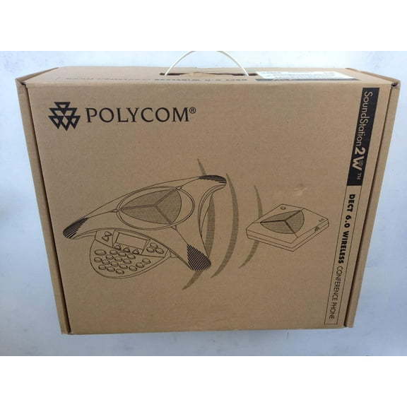 Polycom SoundStation 2W Wireless Conference Phone 12hr 1.9GHz DECT6.0