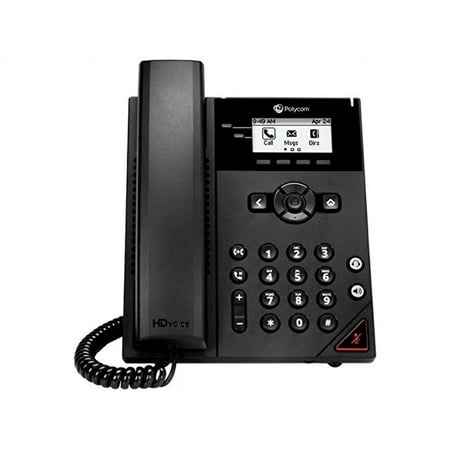 Polycom VVX 150 2200-48810-025 Entry level IP Phone w/ 2 Line & SIP (VoIP)