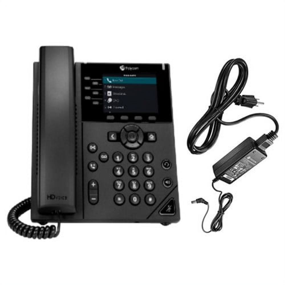 Polycom VVX 350 6-Line Gigabit Business HD IP PoE LCD Phone 2200-48830-025