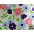 thumbnail image 1 of Polycotton Printed Fabric DAISY PURPLE / 60" Wide / Sold by the yard, 1 of 1