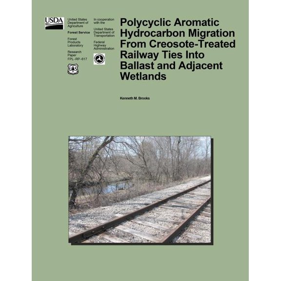 Polycyclic Aromatic Hydrocarbon Migration from Creosote-Treated Railway Ties Into Ballast and Adjacent Wetlands