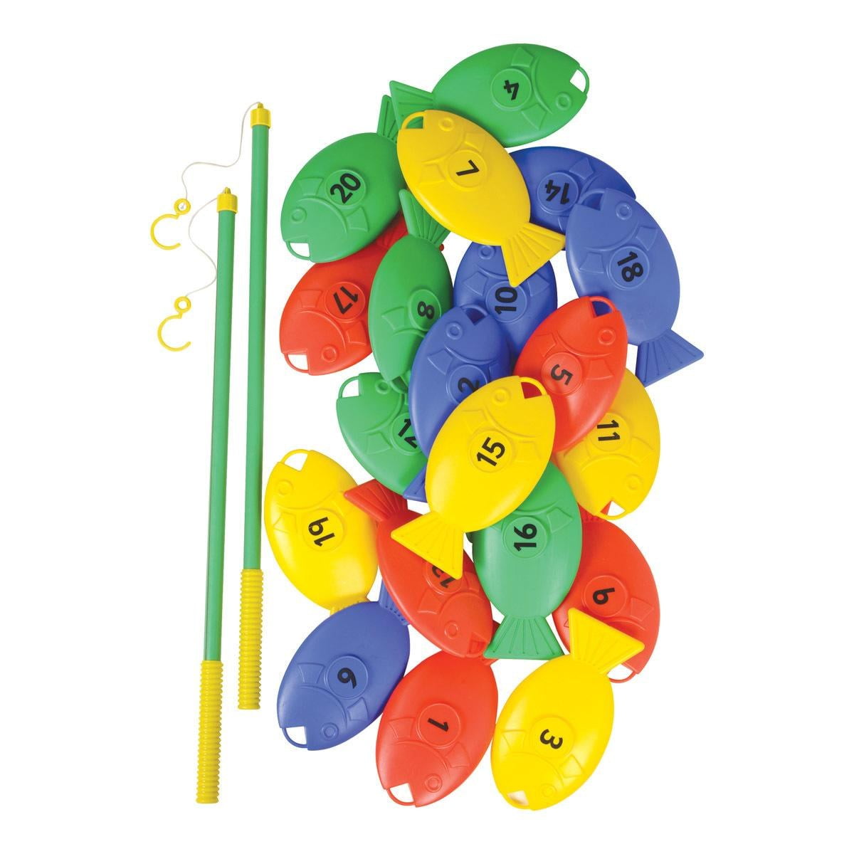 Polydron Giant Fishing Set With Numbers 1-20 - 23 Pieces