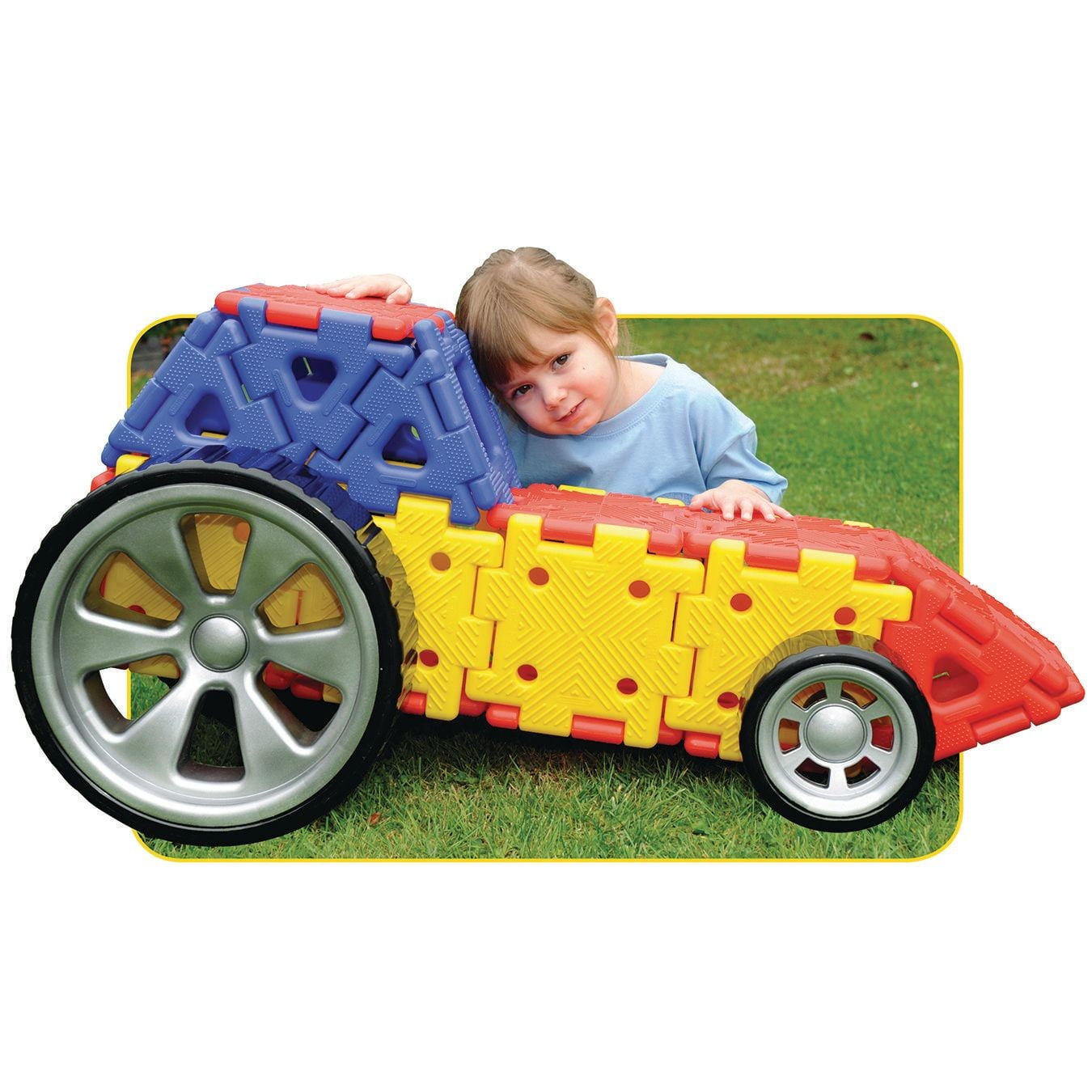 GIANT POLYDRON VEHICLES BUILDERS SET- 32 PIECE SET