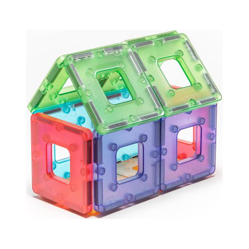 POLYDRON KinderMag Starter Set, Translucent, 48 Pieces