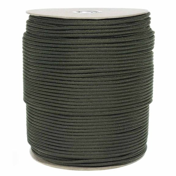 Polyester Accessory Cord - 4mm - OD Green - 1000 Feet