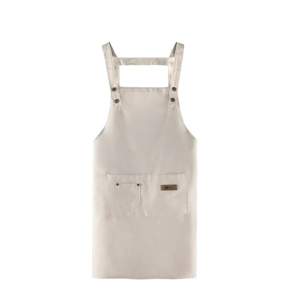 Polyester Apron with Sleeves for Kitchen Restaurant Work and Custom Logo Advertising