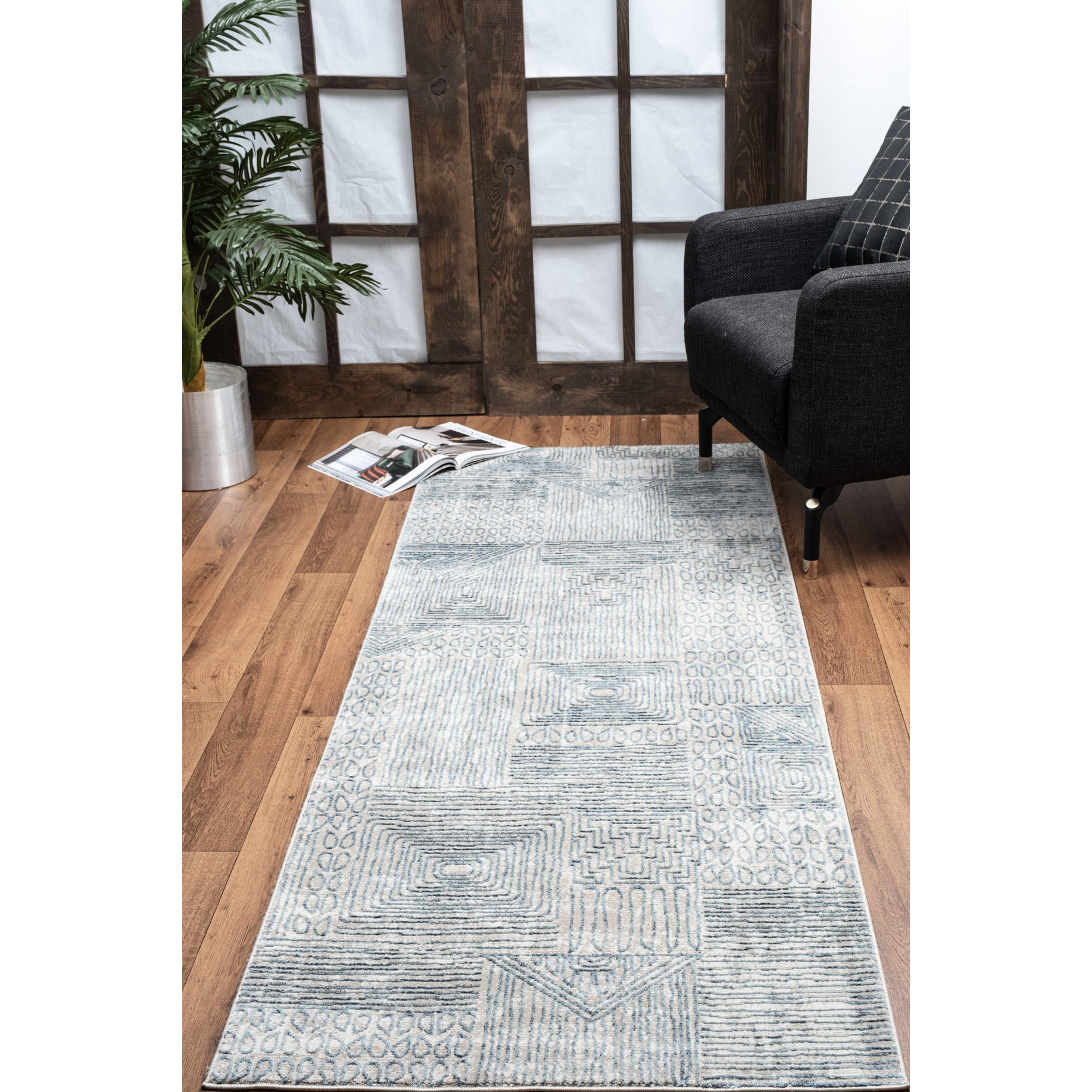 Polyester Rug Side View Polyester Area Rug with Low Pile+Under Doorways Placement”-“Interior ...