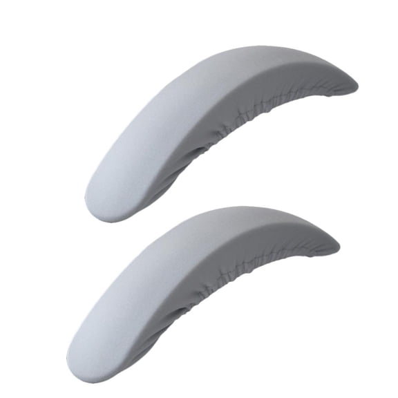 Polyester Armrest Cover Office Chair Arm Covers Rest Pads Set of 2 Gray