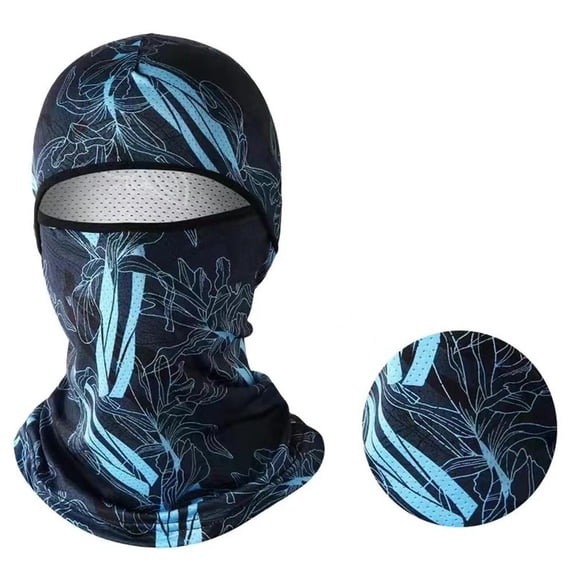 Polyester Balaclava Sun UV Protection Face Mask for Motorcycle, Fishing, Cycling - Lightweight, Breathable and Adjustable