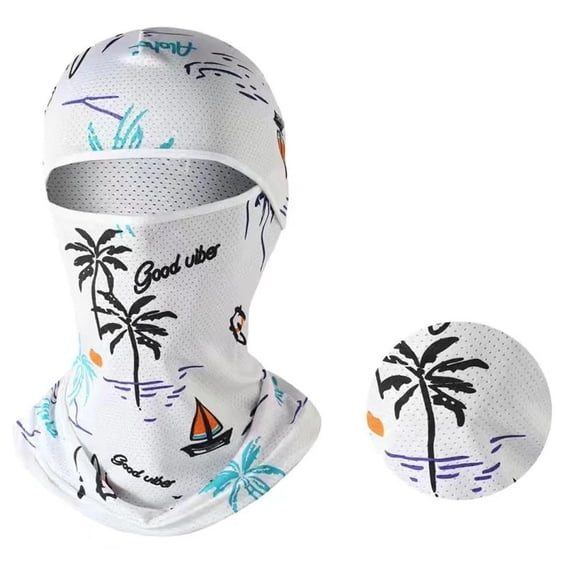 Polyester Balaclava Sun UV Protection Face Mask for Motorcycle, Fishing, Cycling - Lightweight, Breathable and Adjustable