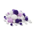 thumbnail image 1 of Polyester Ball Decoration Pom Pom Ball For DIY Craft Lilac 0.8~3cm 100pcs/set, 1 of 3