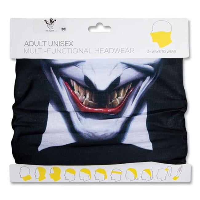 Gaiter Face Mask, Batman Joker Print, Polyester, Adult Gaiter Face Mask, Batman Joker Print, Polyester, Adult