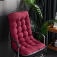 thumbnail image 1 of Polyester Bench Cushion 94x44cm Solid Color Cushion Office Chair Cushion with Foam Padding Recliner Rocking Chair Seat Pad(Red,1Pcs) NCHKUN, 1 of 8
