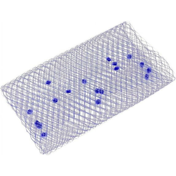 Polyester Birdcage Bridal Veil Netting with Chenille Dot Mesh Tulle Fabric for DIY Veils Blushers Fascinators Mauve 9-5/8~9-7/8 inch(245~250mm)