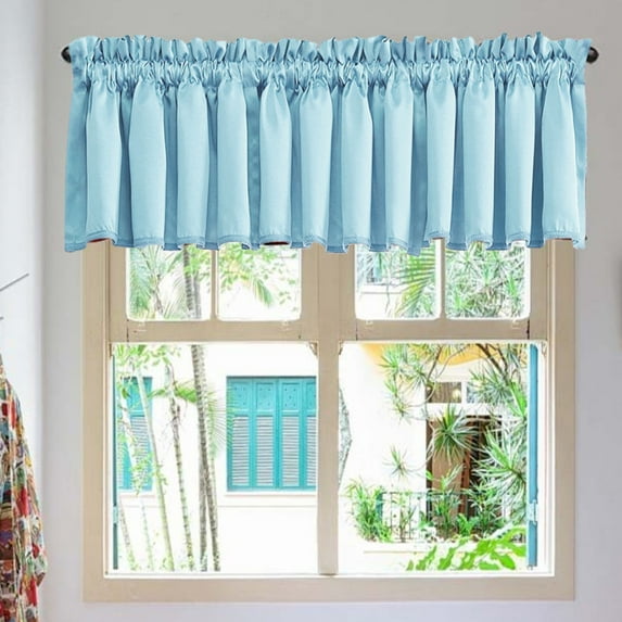Polyester Blackout Curtains 53.94x17.72 Inch for Living Room Bedroom Dining Room - Classic Cottage Style, Light Blocking, Durable & Versatile Home Decor