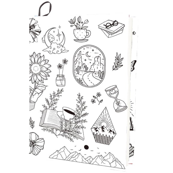 Polyester Book Covers Elastic Notebook Wraps Rectangle Mixed Shapes 400x250mm DIY