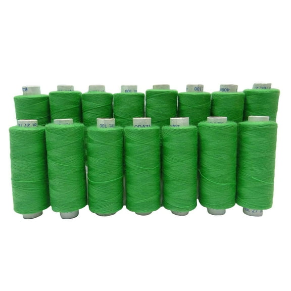 Polyester Brown Spool Hand 400 Mtr Machine Sewing Serger Overlocking Thread