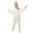 thumbnail image 1 of Polyester CANASOUR Chicken Onesie Funny Christmas Festival Party Outfit Animal Pajamas for Kids 4T, 1 of 6