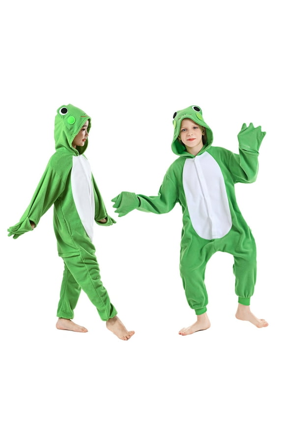 Polyester CANASOUR Frog Onesie Kids Funny Pajamas Animal Suit for Boys and Girls 5T