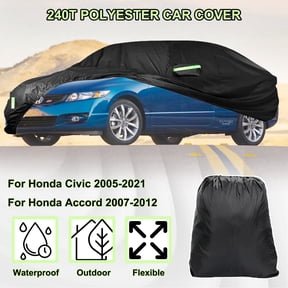 Polyester Car Cover Waterproof Outdoor UV Snow Resistant for Honda Accord Civic