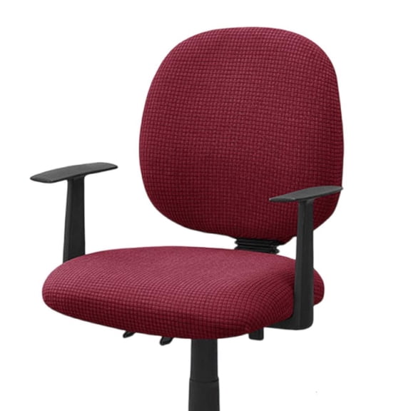 Polyester Chair Slipcovers Set With Spillproof Designs for Office Desk and Kitchen Furniture