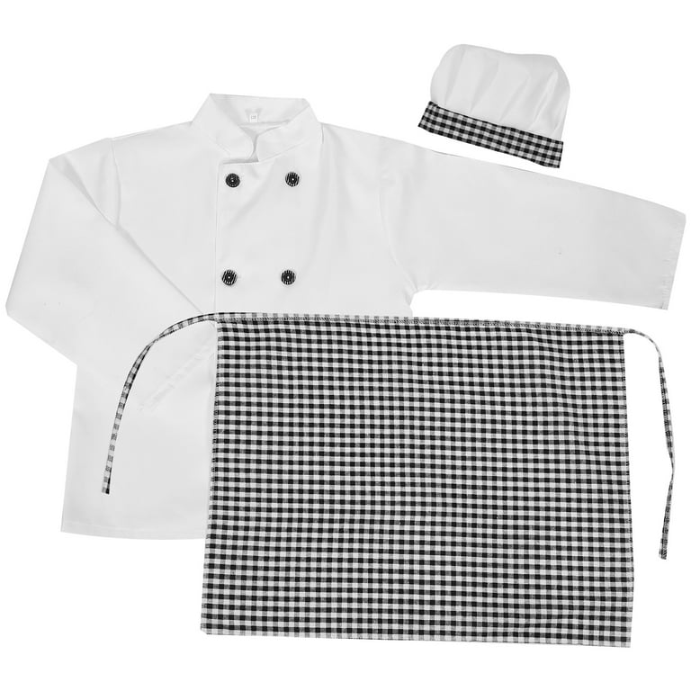 Polyester Chef Outfit for Kids Childrens Apron Children's Uniform