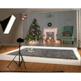 thumbnail image 1 of Polyester Christmas Backdrop 7x5ft Photography Backdrop Xmas Tree Decoration Wreath Fireplace String Lights Candles Sofa Festival Celebration Studio, 1 of 3