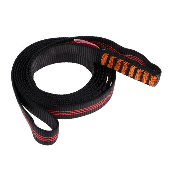 Polyester Climbing Load Bearing Strap Flat Belt Outdoor Cord Rope - 60cm