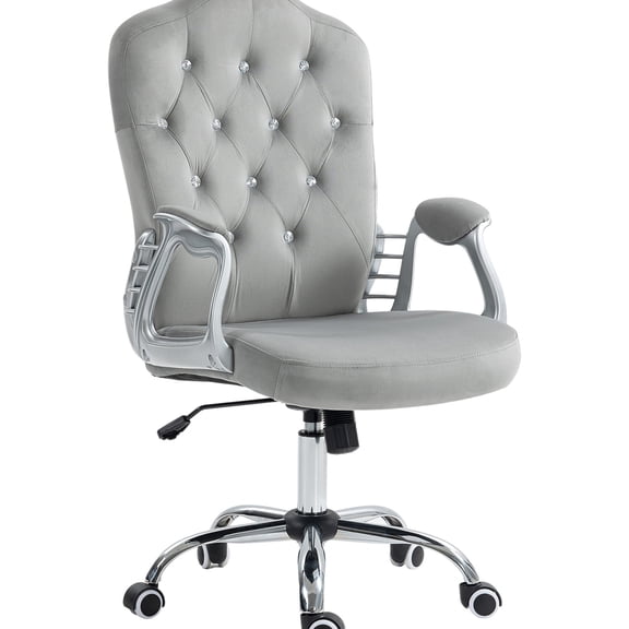 Polyester Computer Chair with Swivel Wheels and Tilt / Support Back and Reduce Fatigue